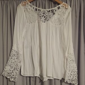 BB Dakota Lace Embellished Blouse